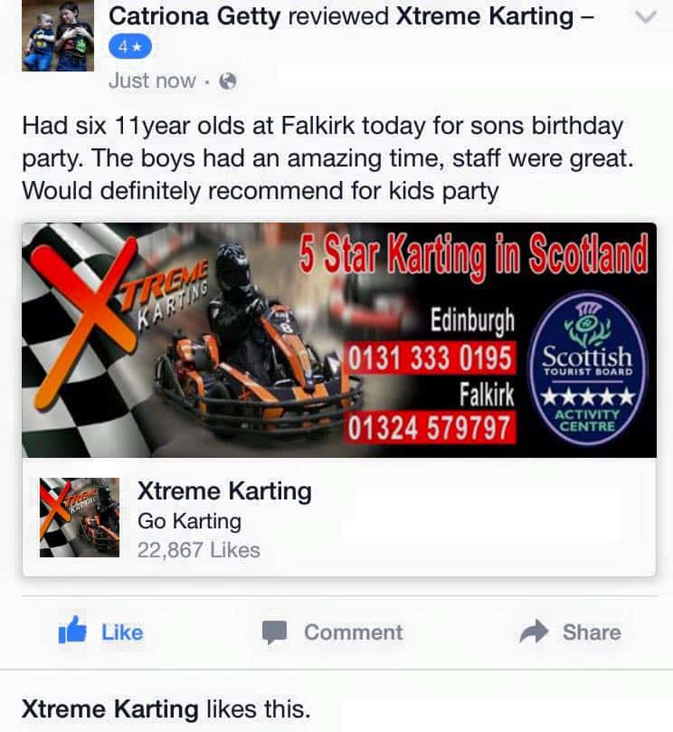 karting party review