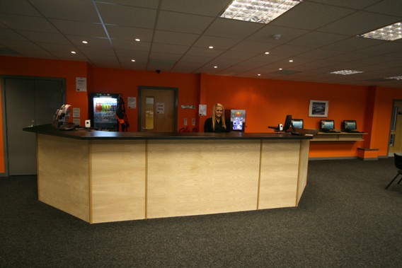 reception desk