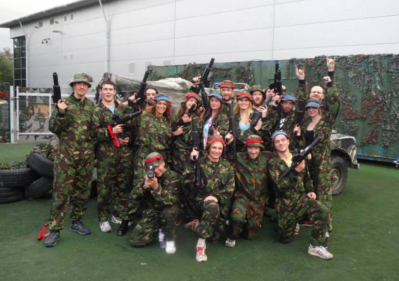 Combat Laser Tag team day out