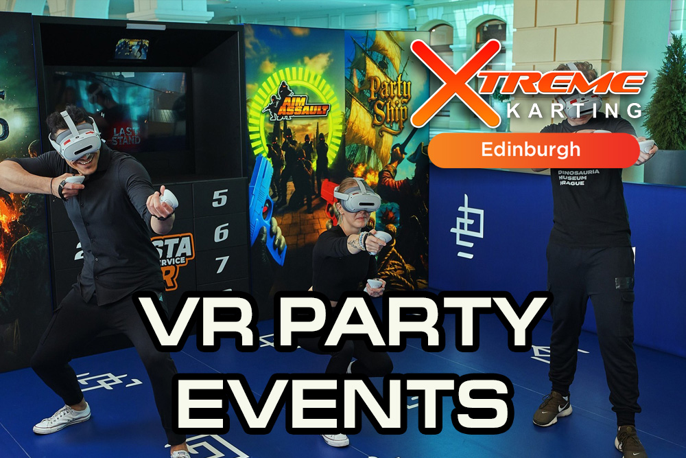 VR party gaming at Xtreme Karting