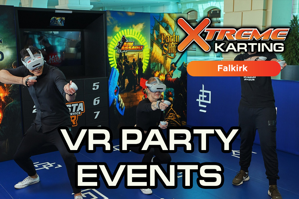 VR party gaming at Xtreme Karting